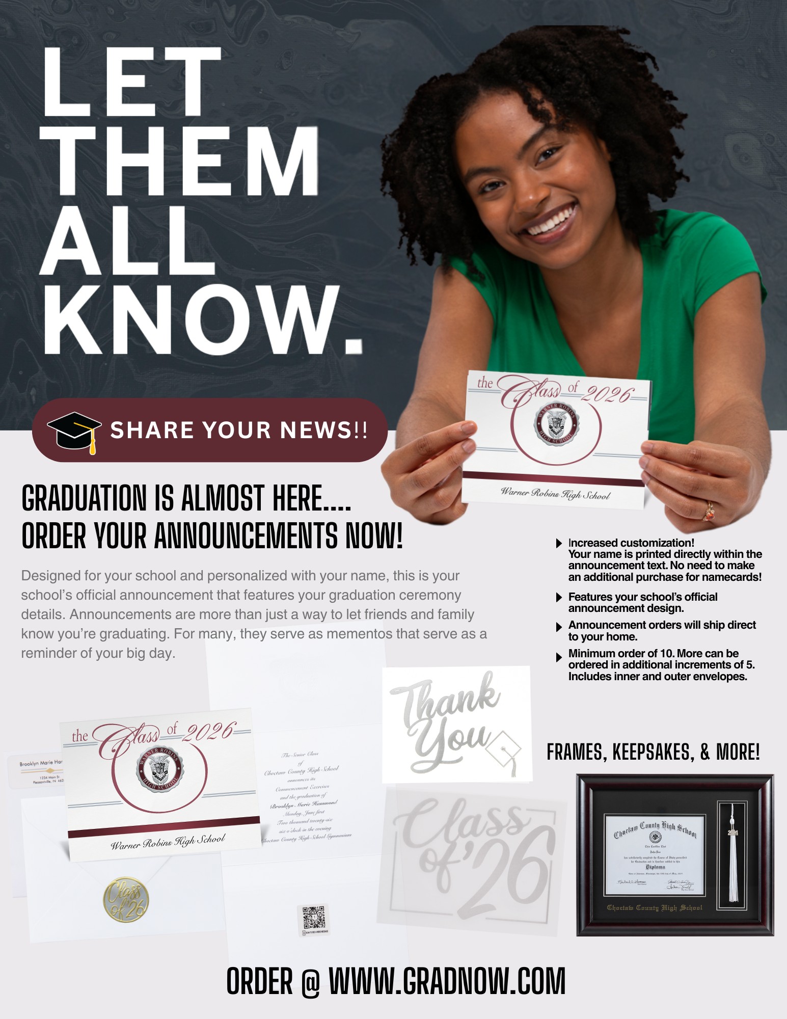Order your graduation announcements now!