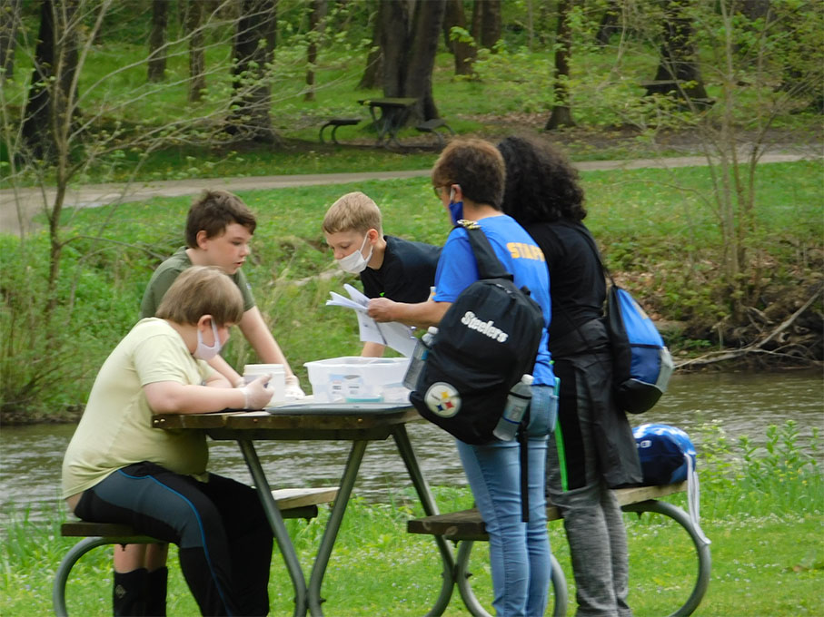 Students at Beaver Creek Park