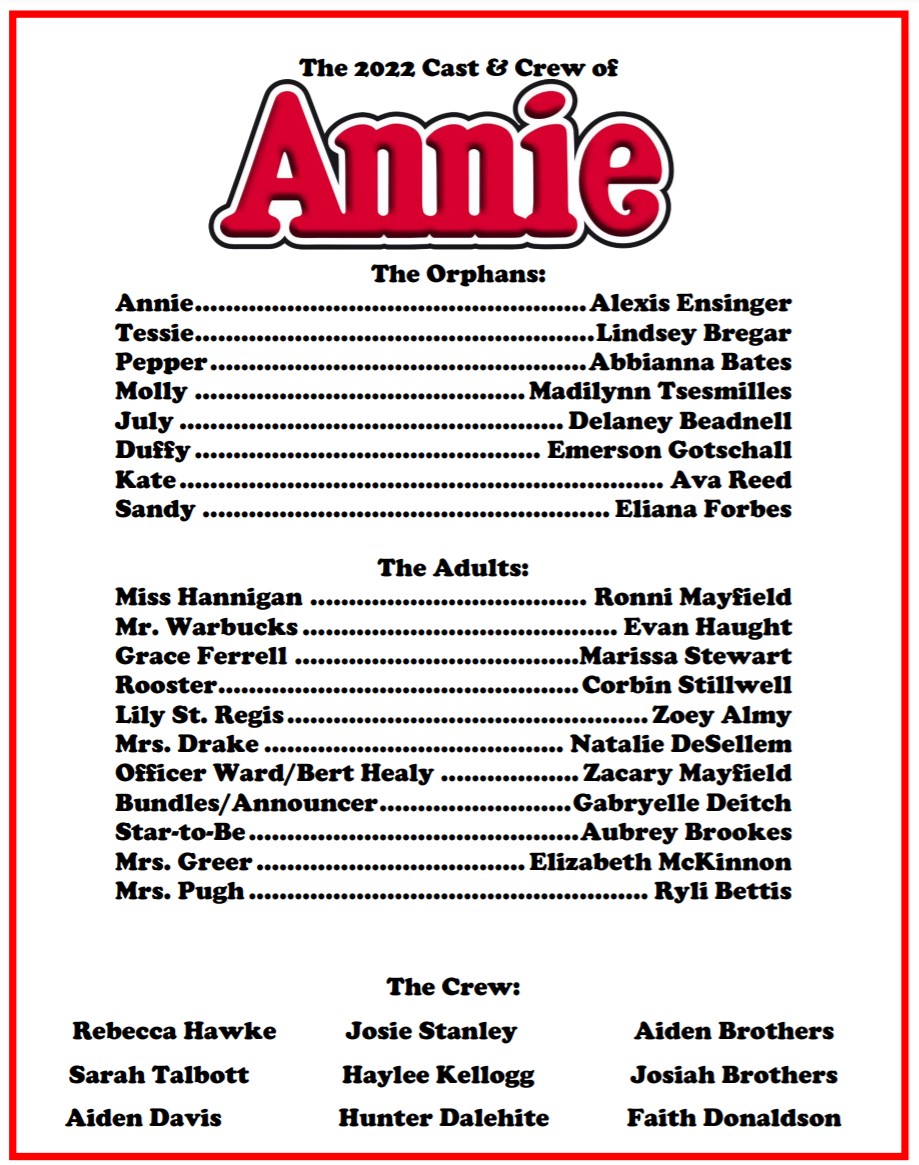 Annie Flyer