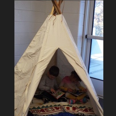 Library reading nook