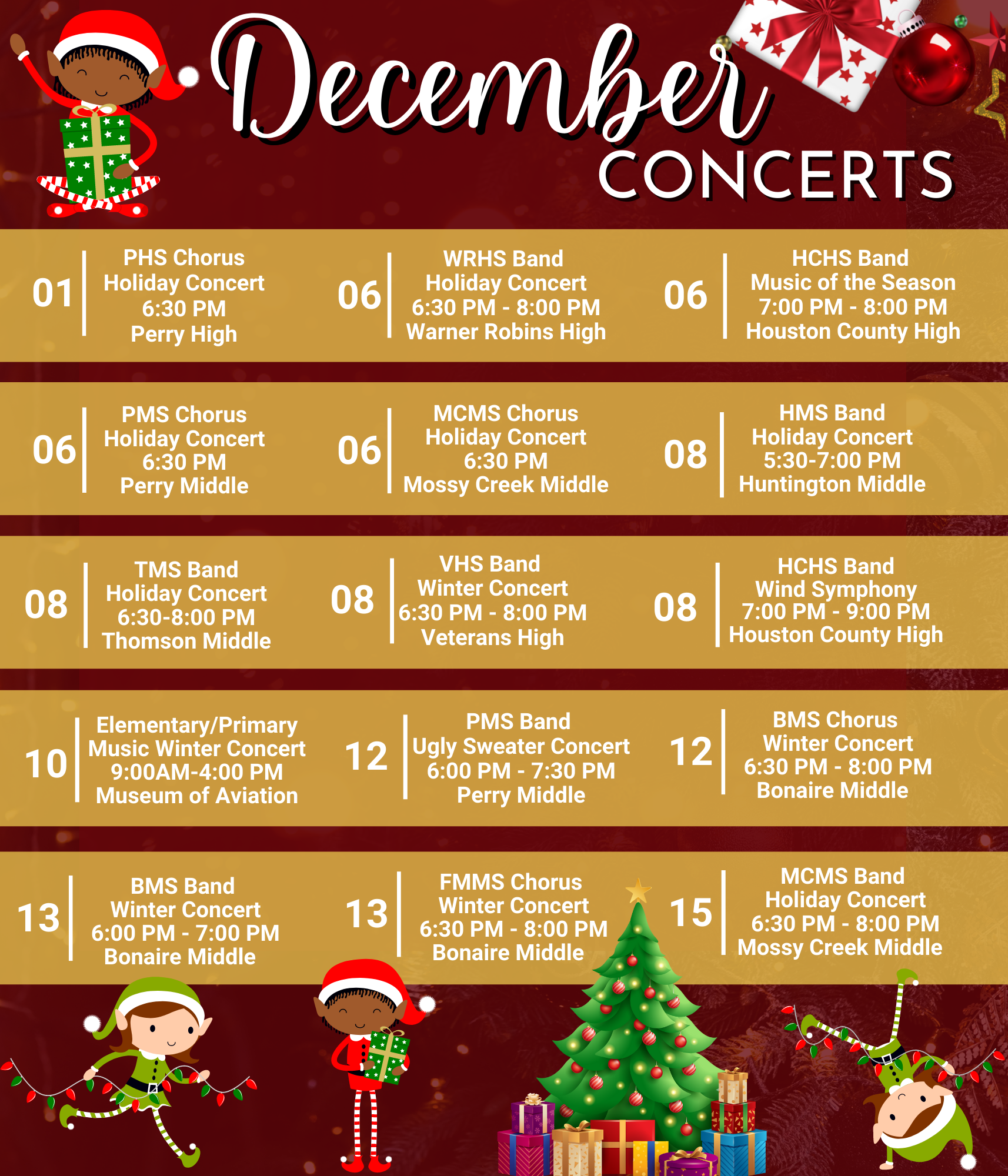 December Concerts