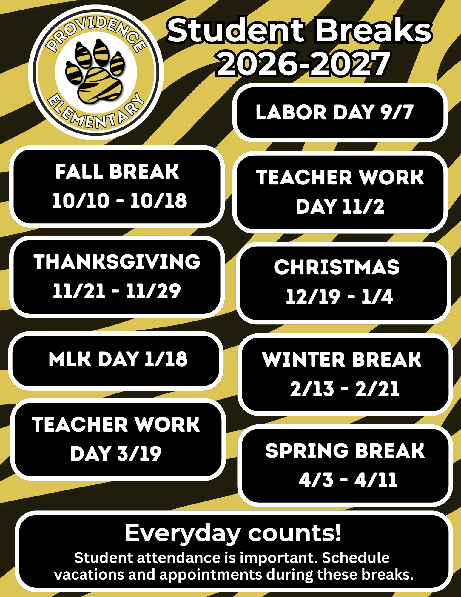 Student Breaks Flyer