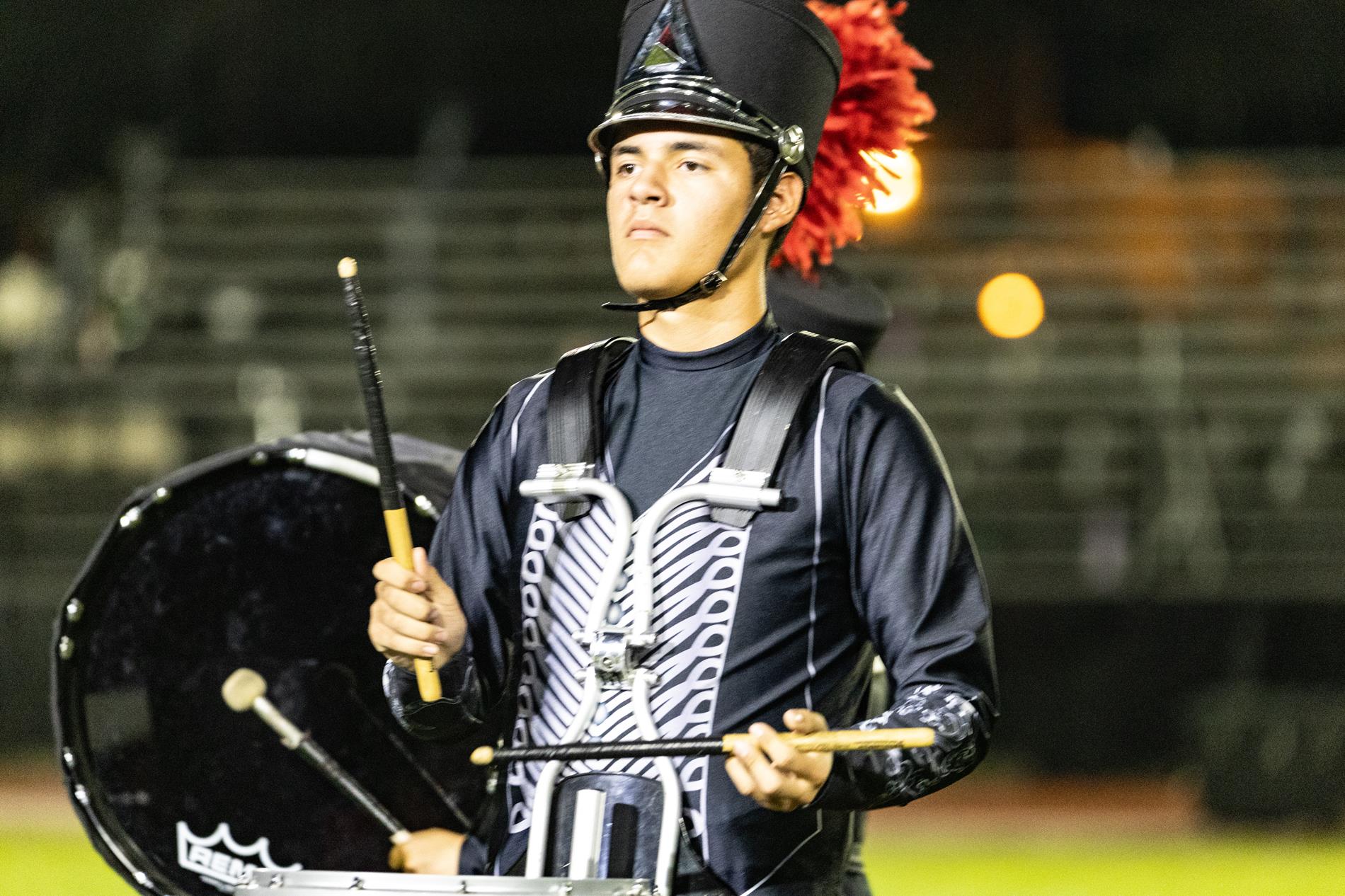 Ingram Tom Moore High School marching band performance in the Bandera game.