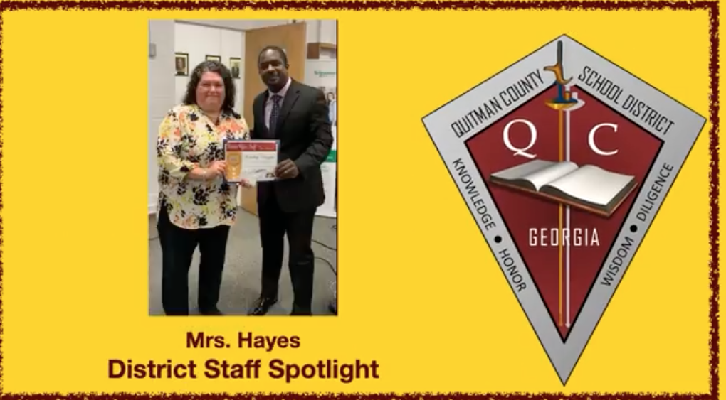 Kathy Hayes November 2022 District Staff of the Month