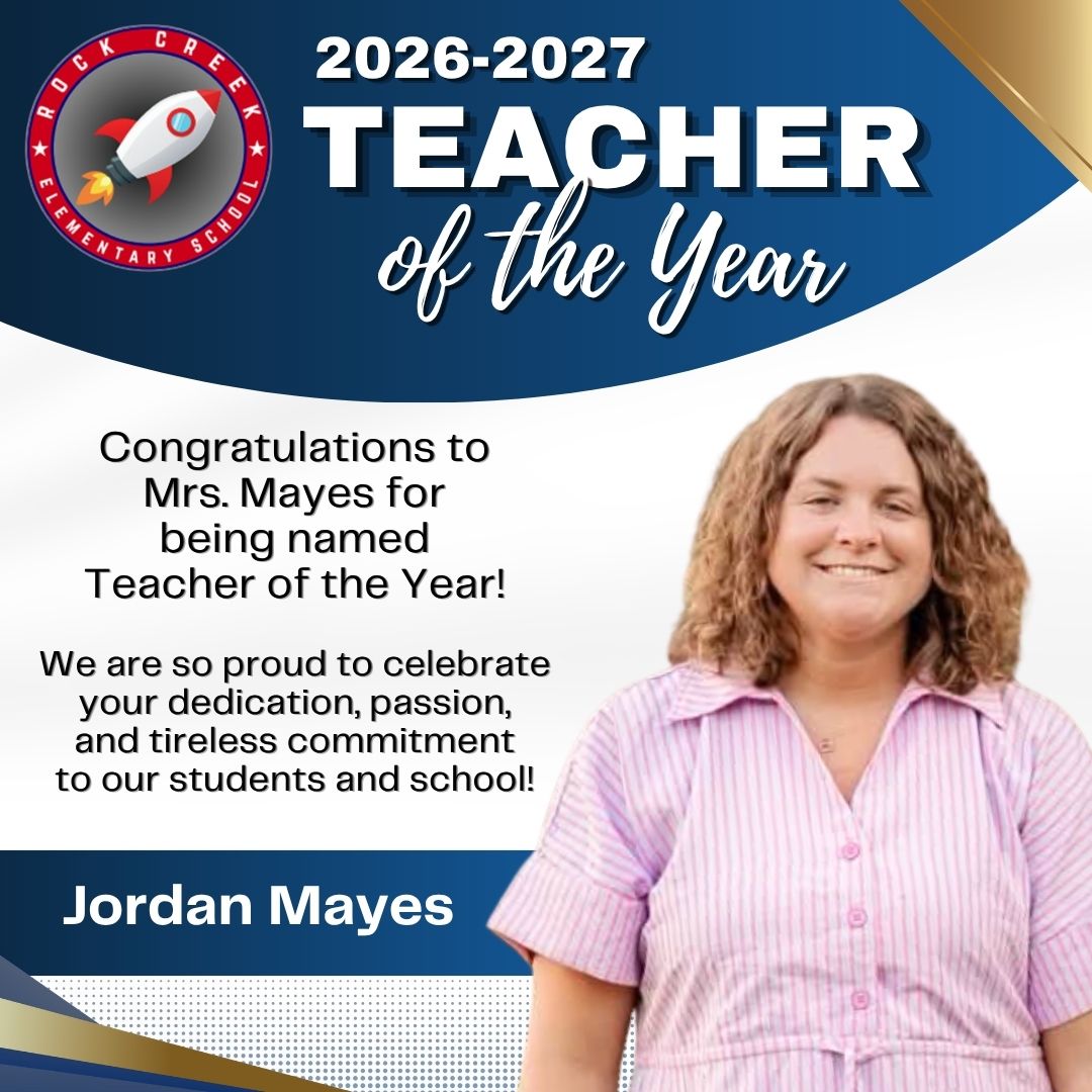 Teacher of the Year is Jordan Mayes