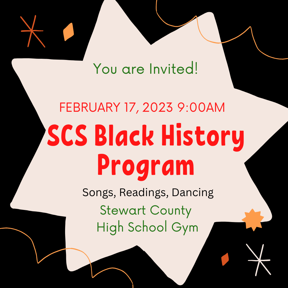 Black History Program Feb 17 9:00AM