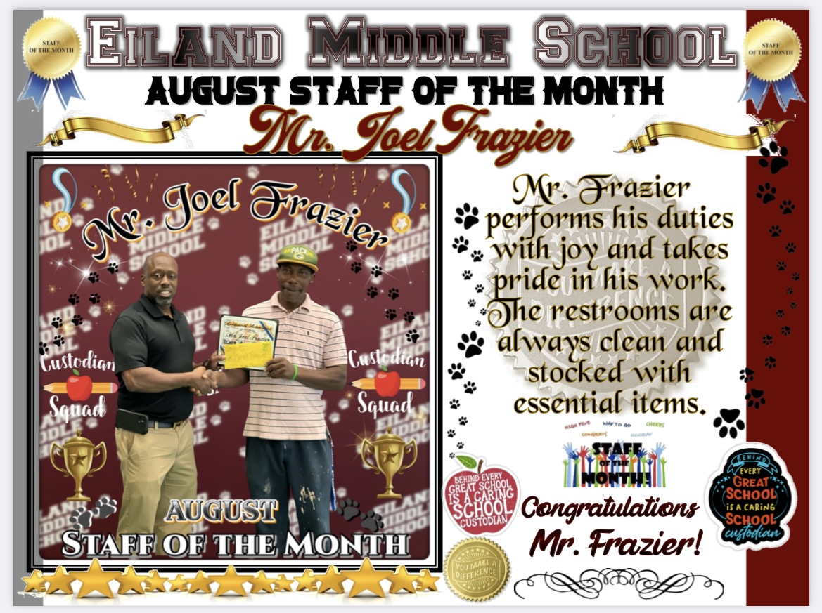 Staff of the Month 