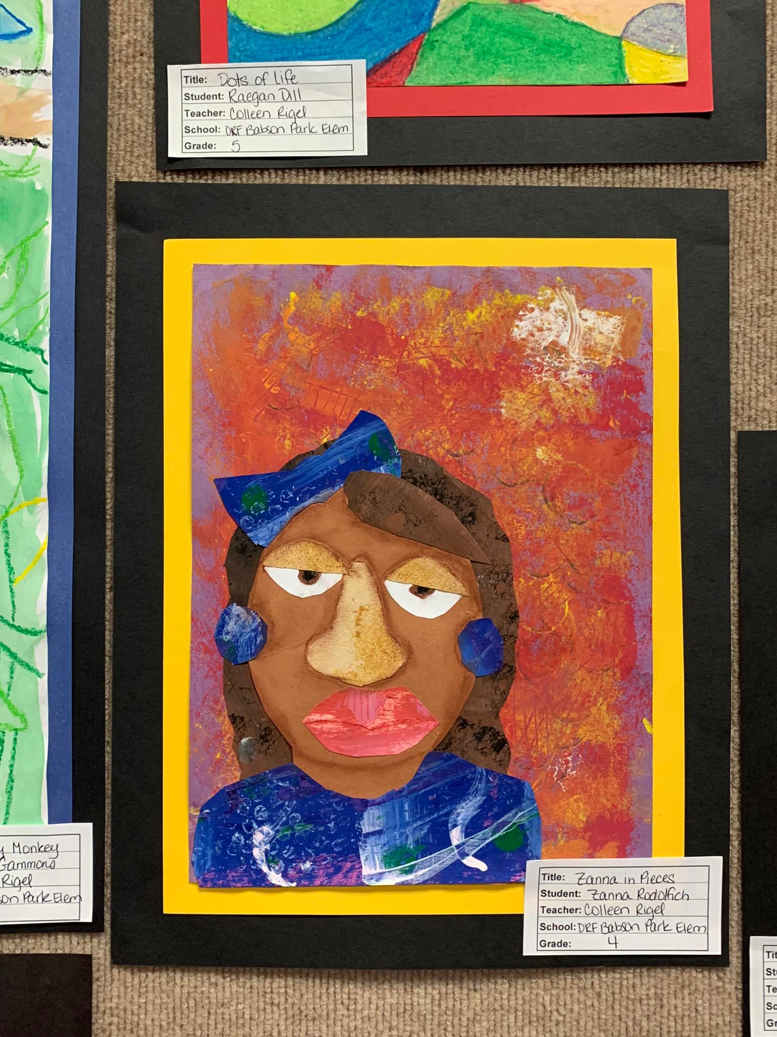 Student art show artwork.
