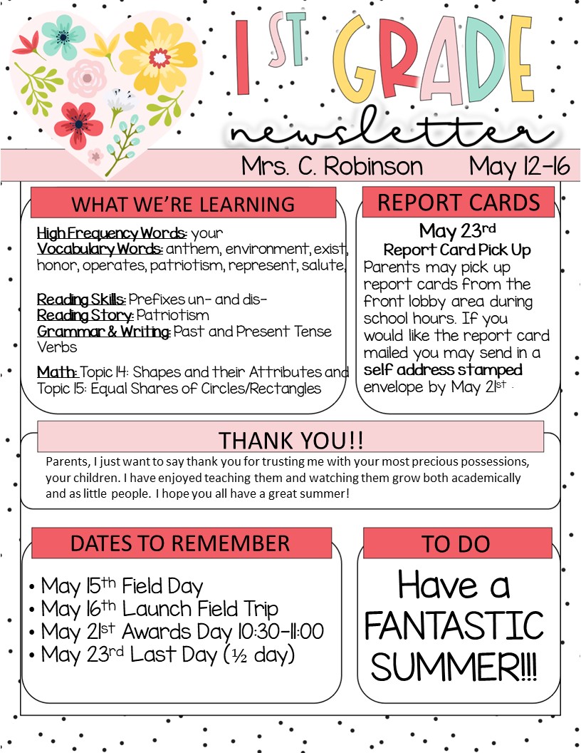 weekly newsletter