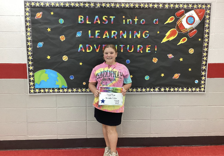 October Student of the Month 