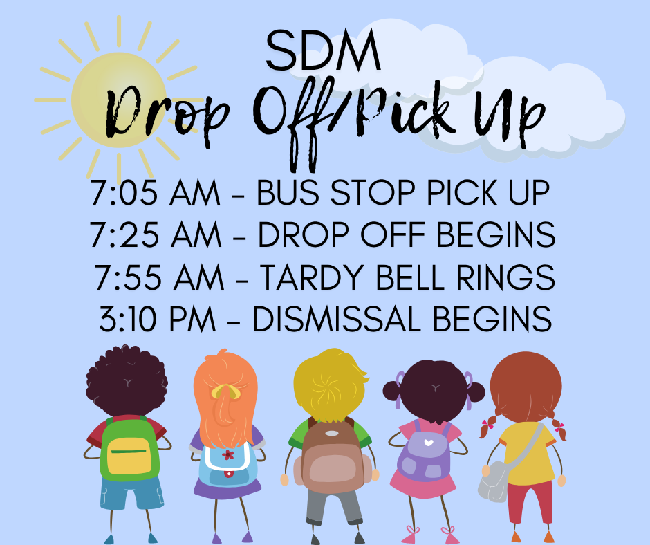 SDM drop off and pick up