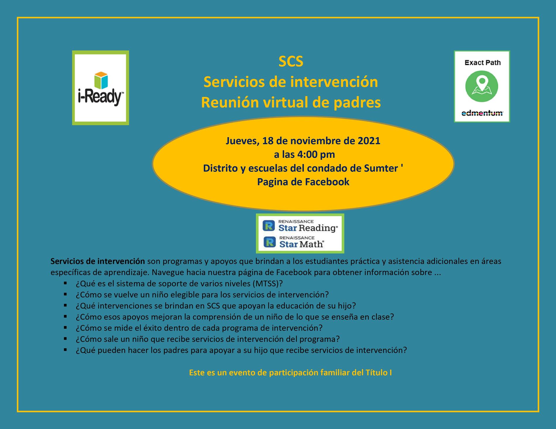 Intervention Services - Spanish