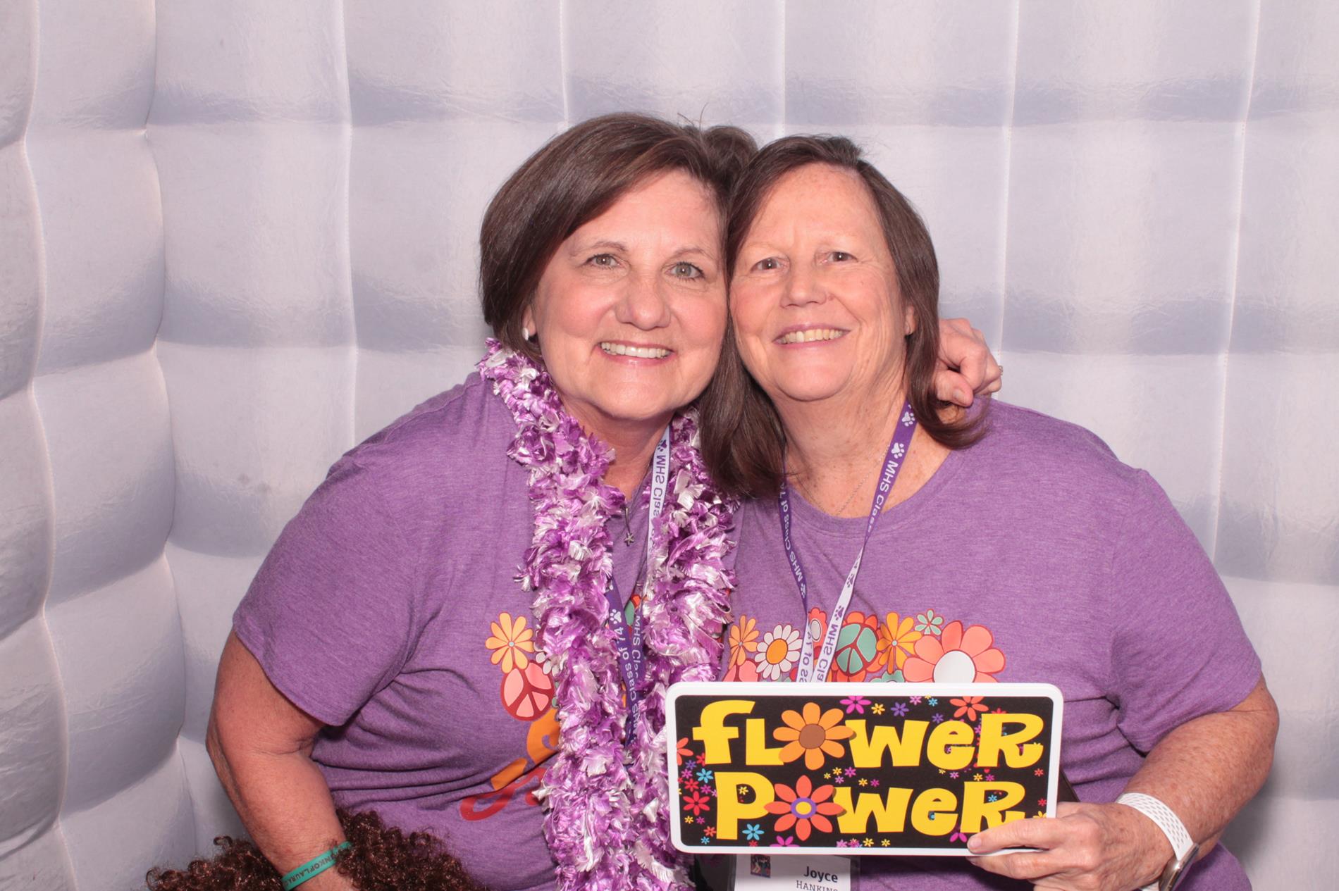 Doris Schober Moody '74 and Joyce Hankins Beard '74
