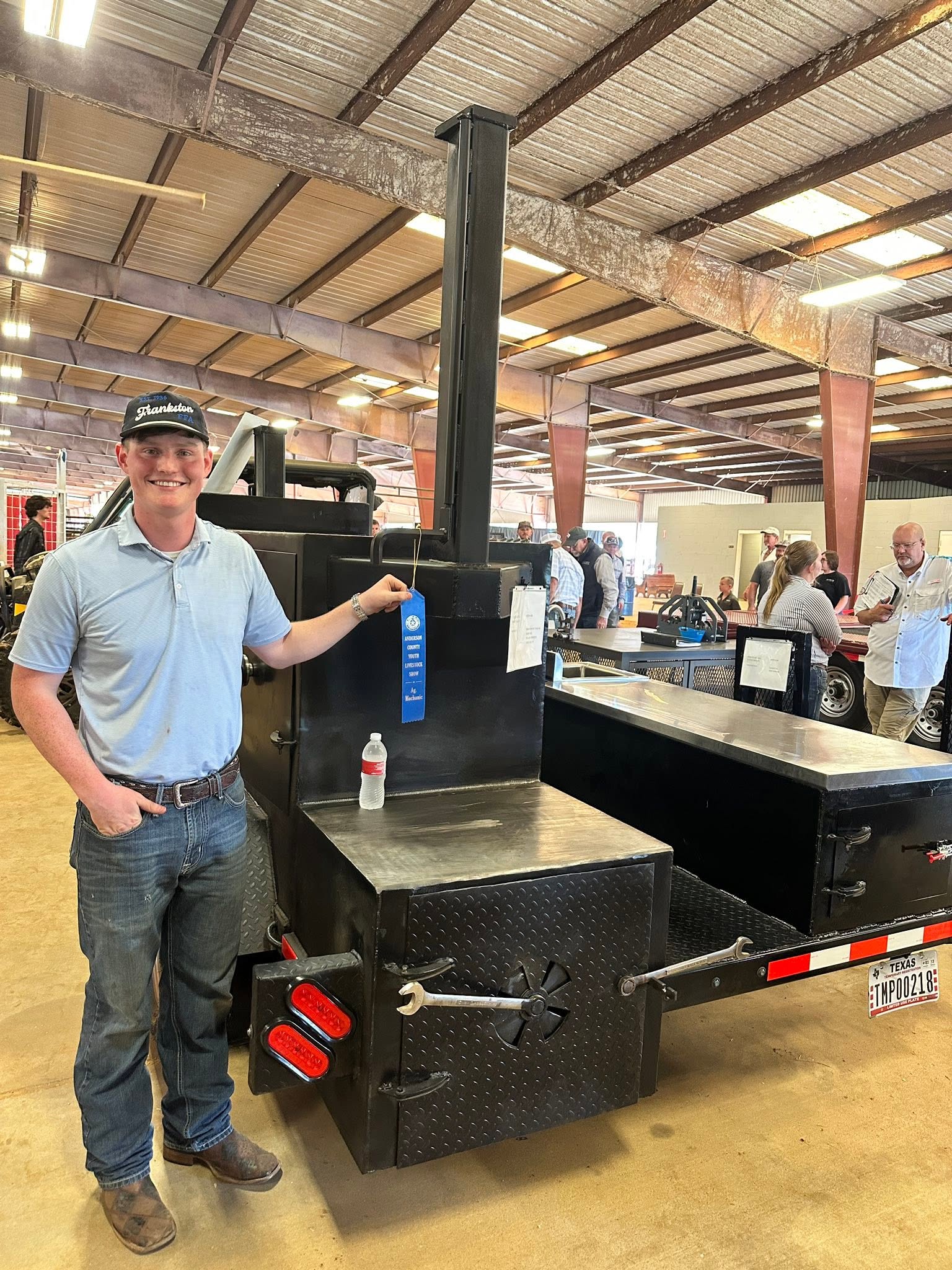Student's with AG project worked on in the welding program