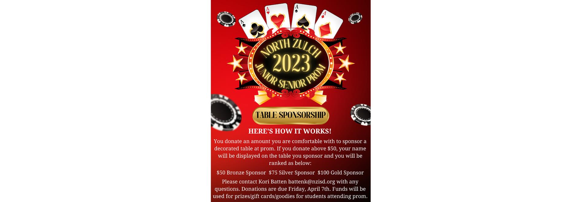 Prom Sponsors