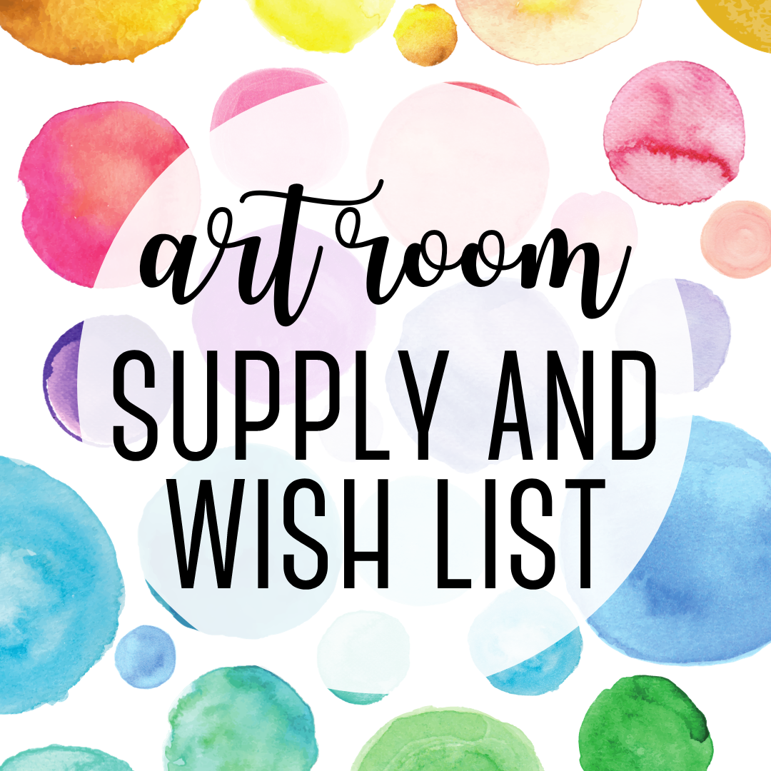 Art Supply List Art Supply List