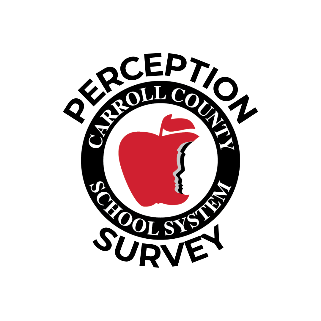 Perception survey with Carroll County Schools logo