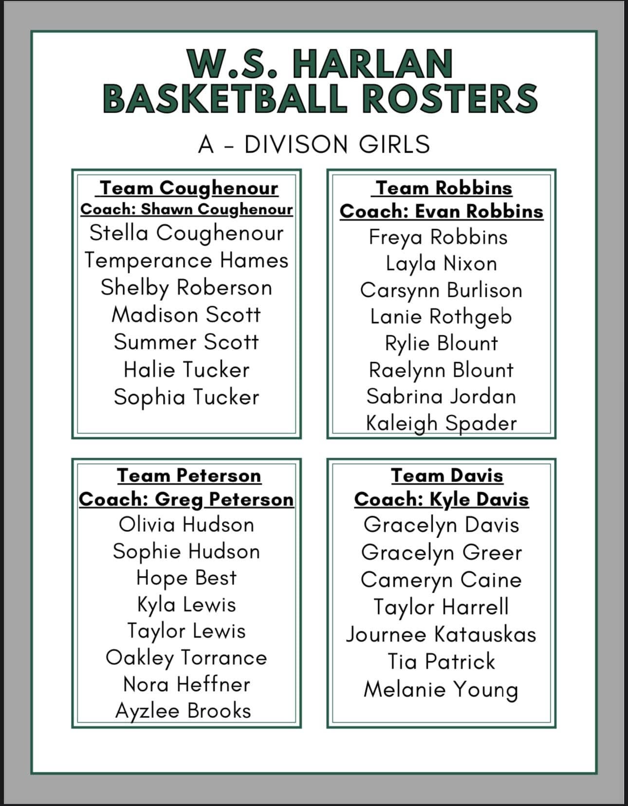 Team Roster