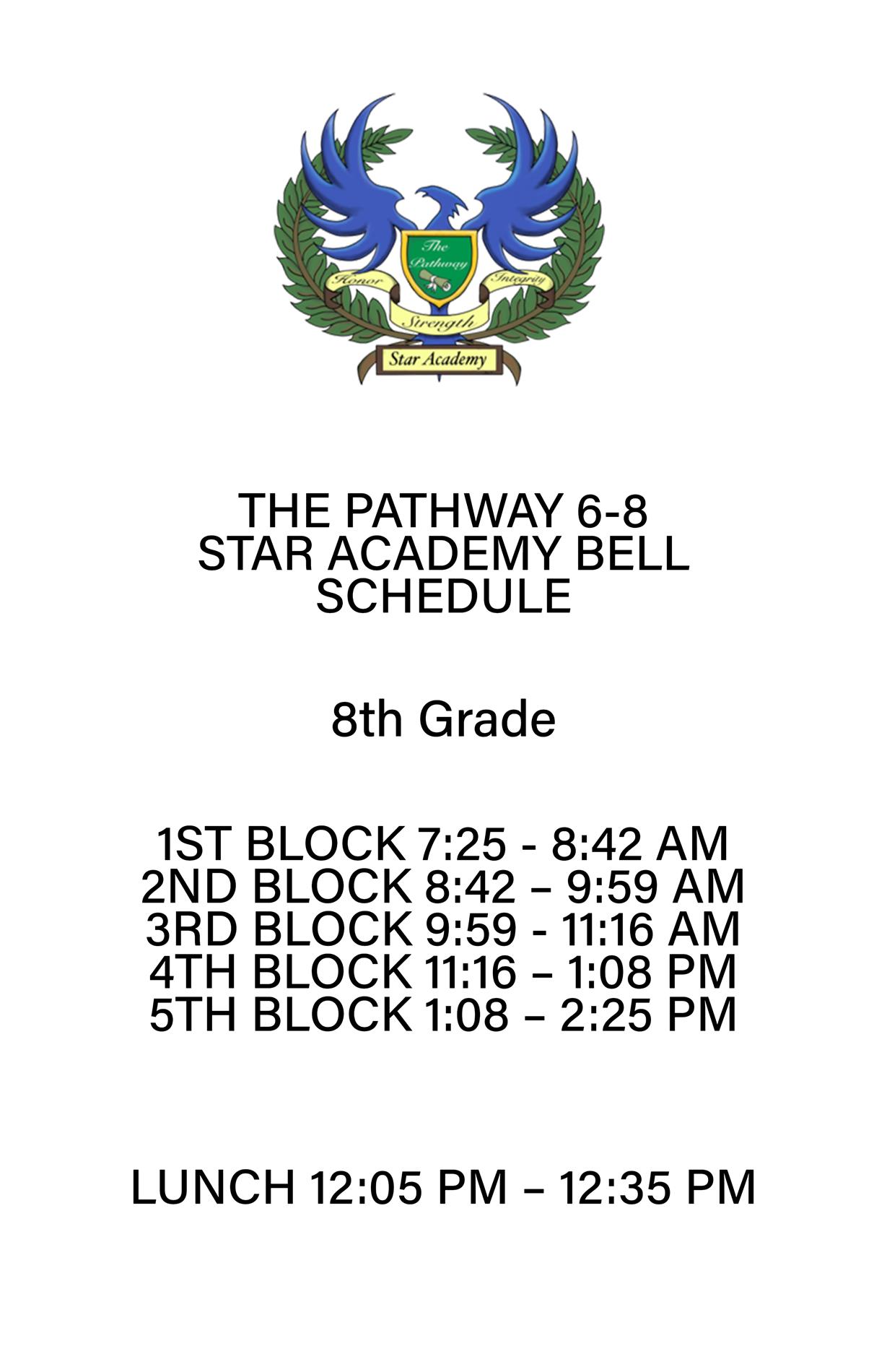 Star Academy Bell Schedule Star Academy Bell Schedule