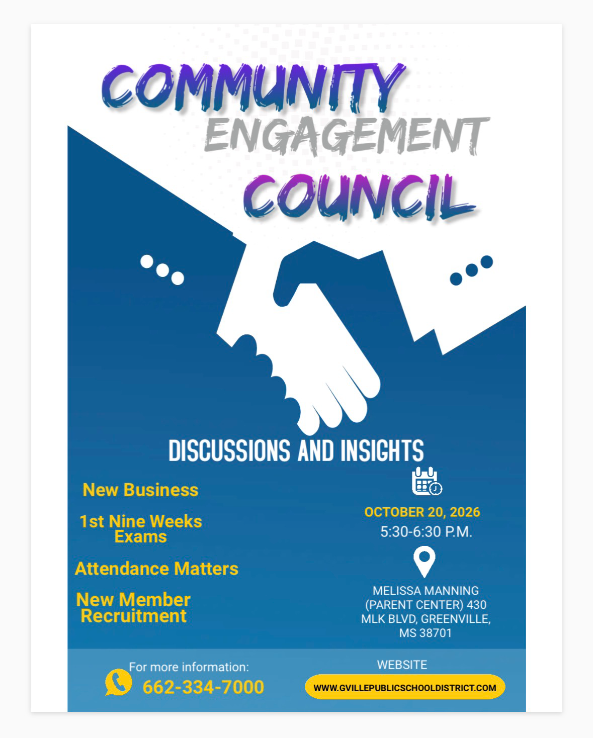 Community Engagement Council Meeting