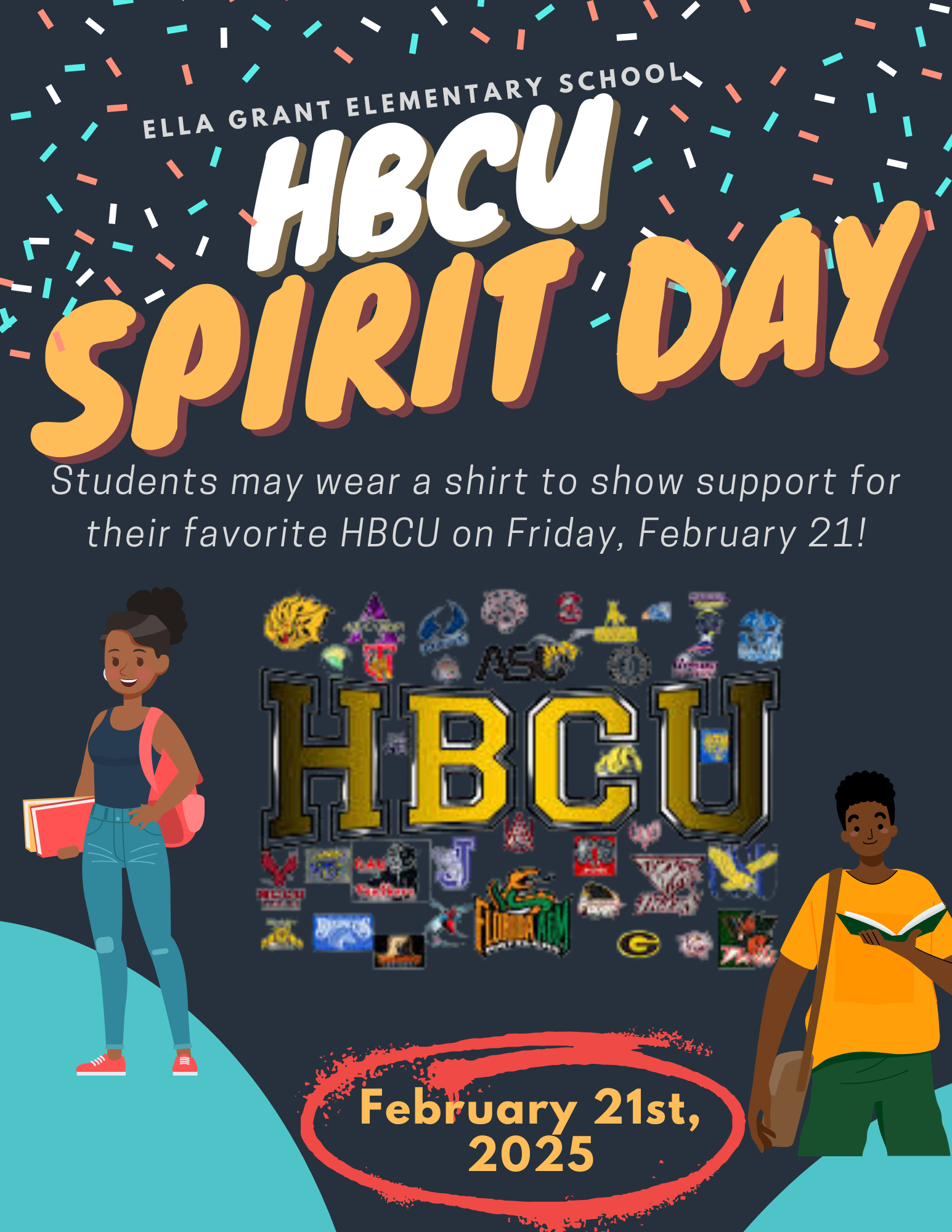 HBCU Spirit Day Flyer