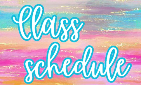 Class schedule title
