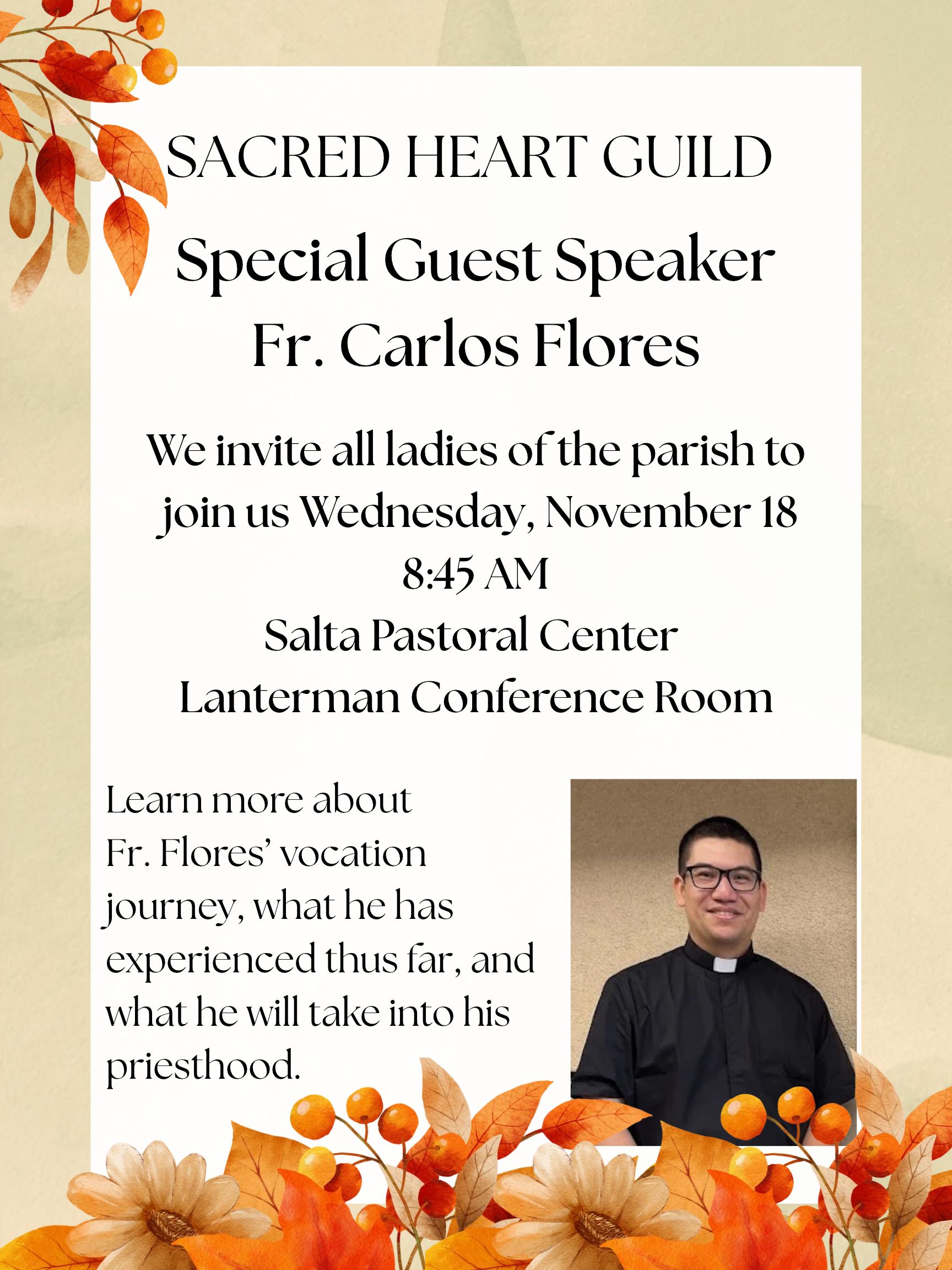 Fr Carlos Presentation