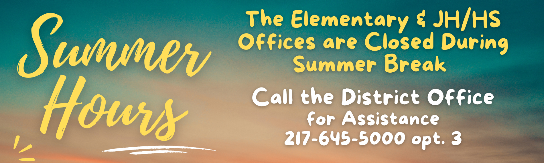 Summer Hours
