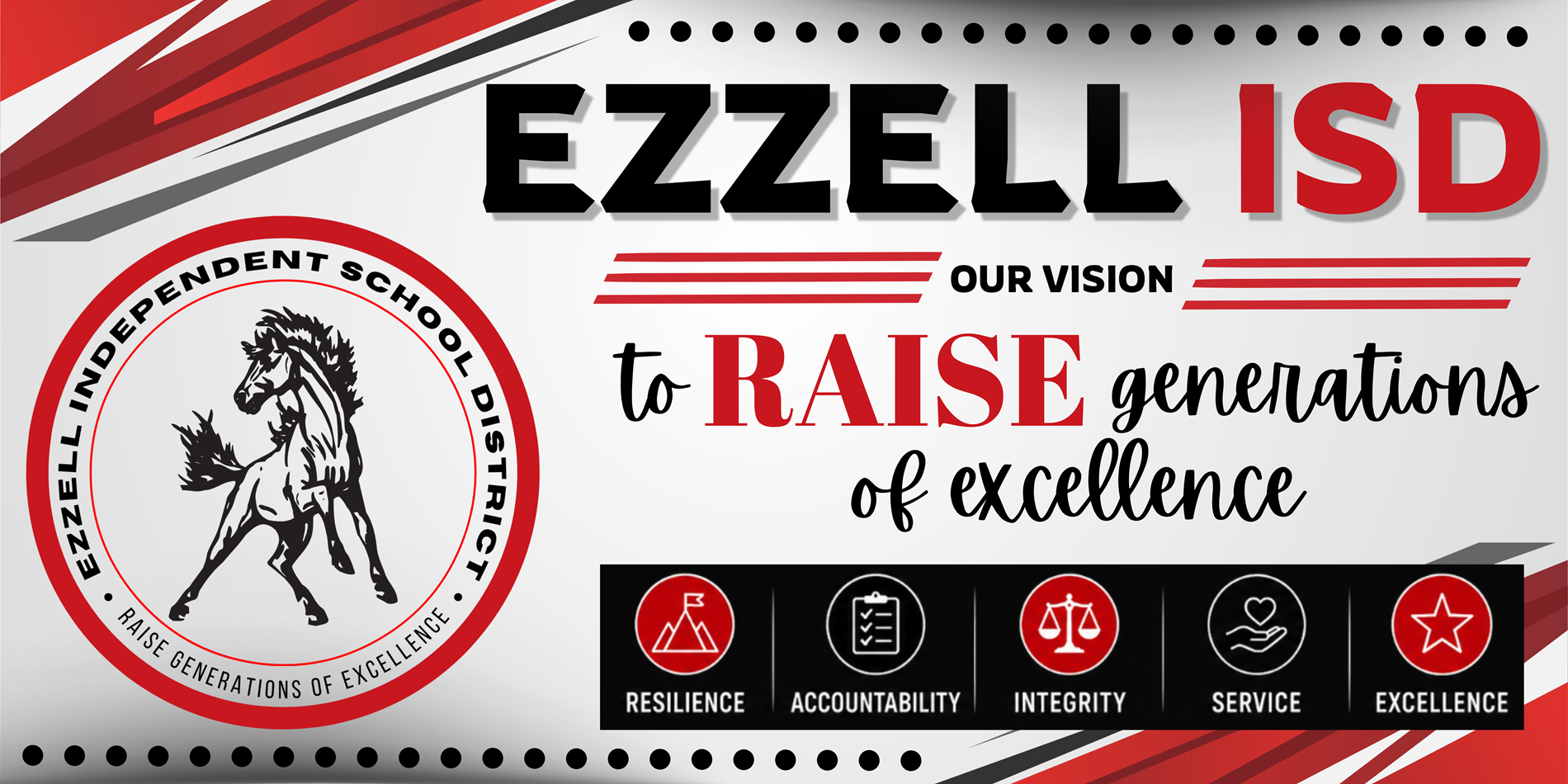 Ezzell ISD Vision Banner