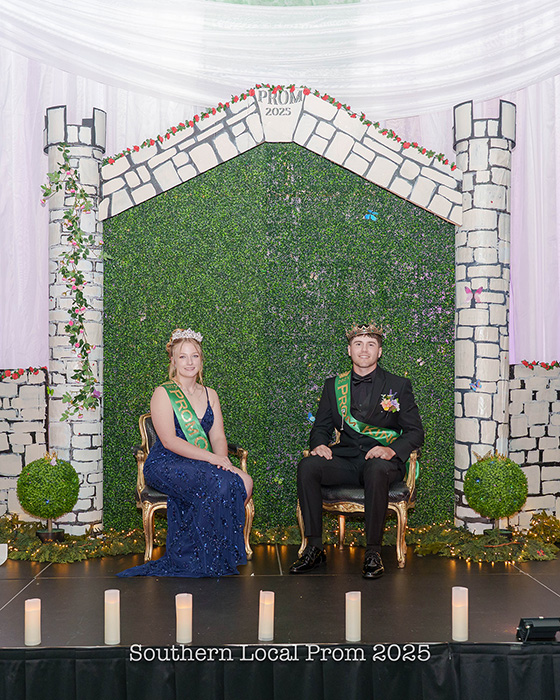 Queen Katie Harshbarger and King Brody Brown Queen Katie Harshbarger and King Brody Brown