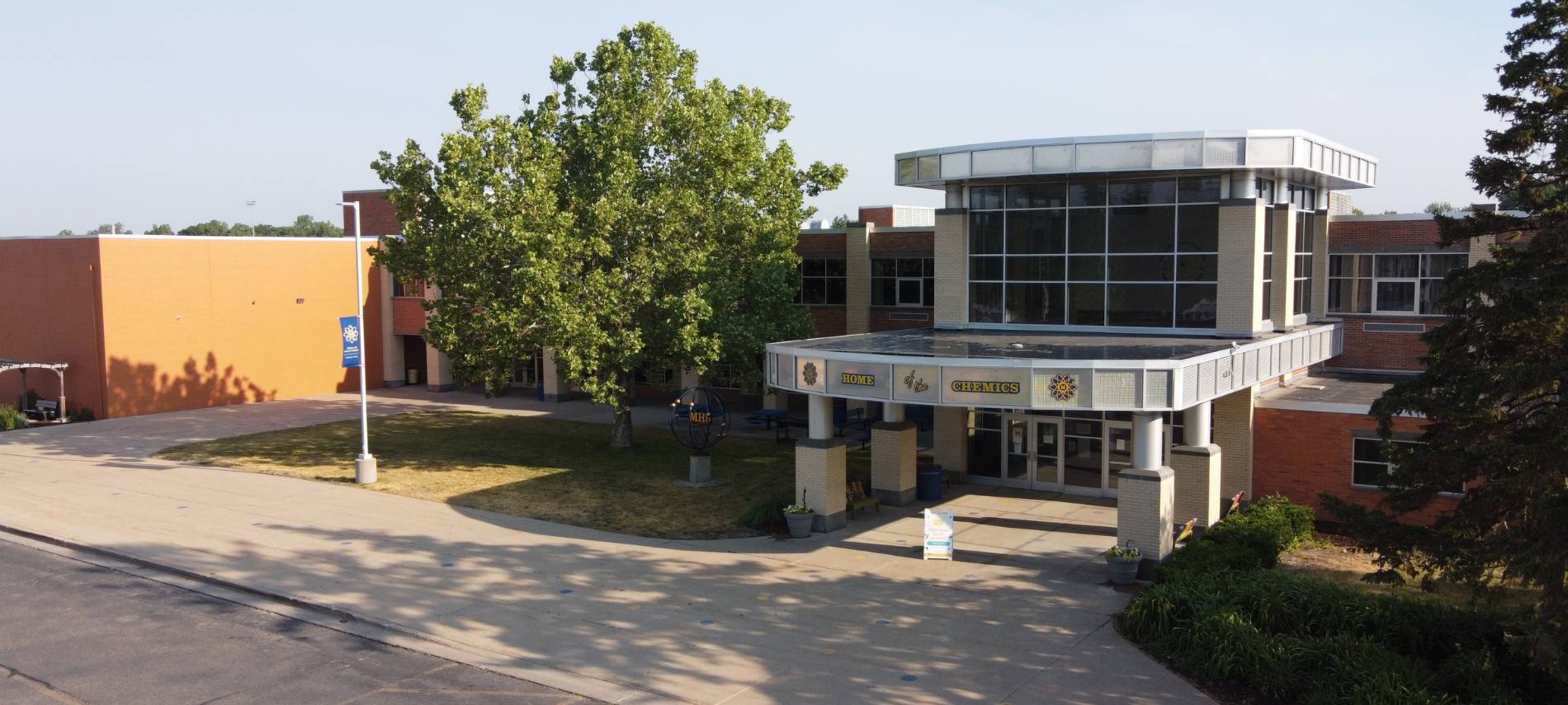 front view of midland highschool