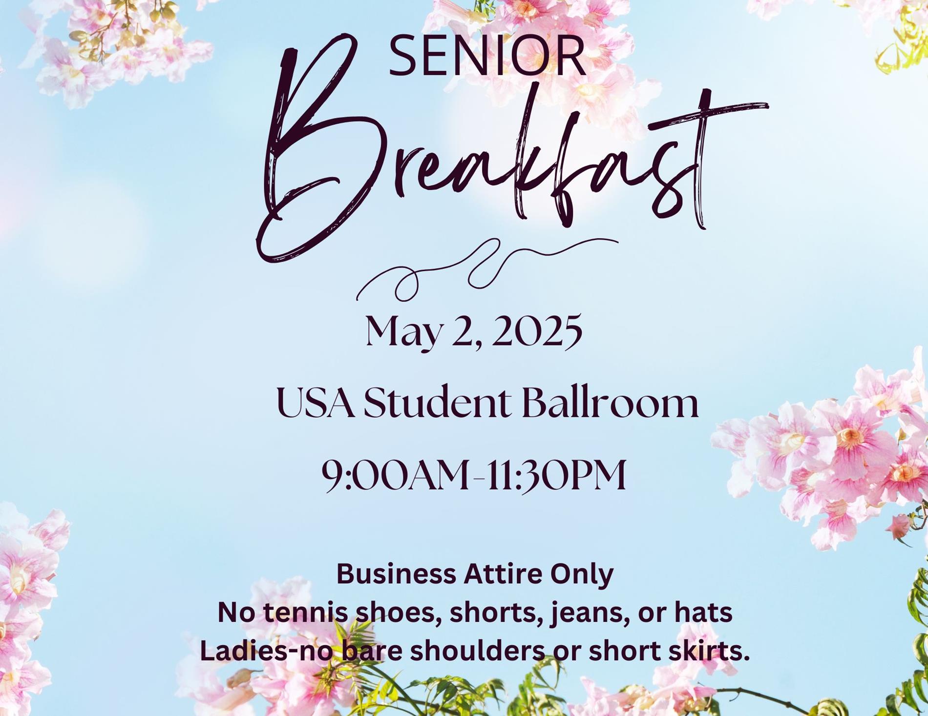 Senior Breakfast Senior Breakfast