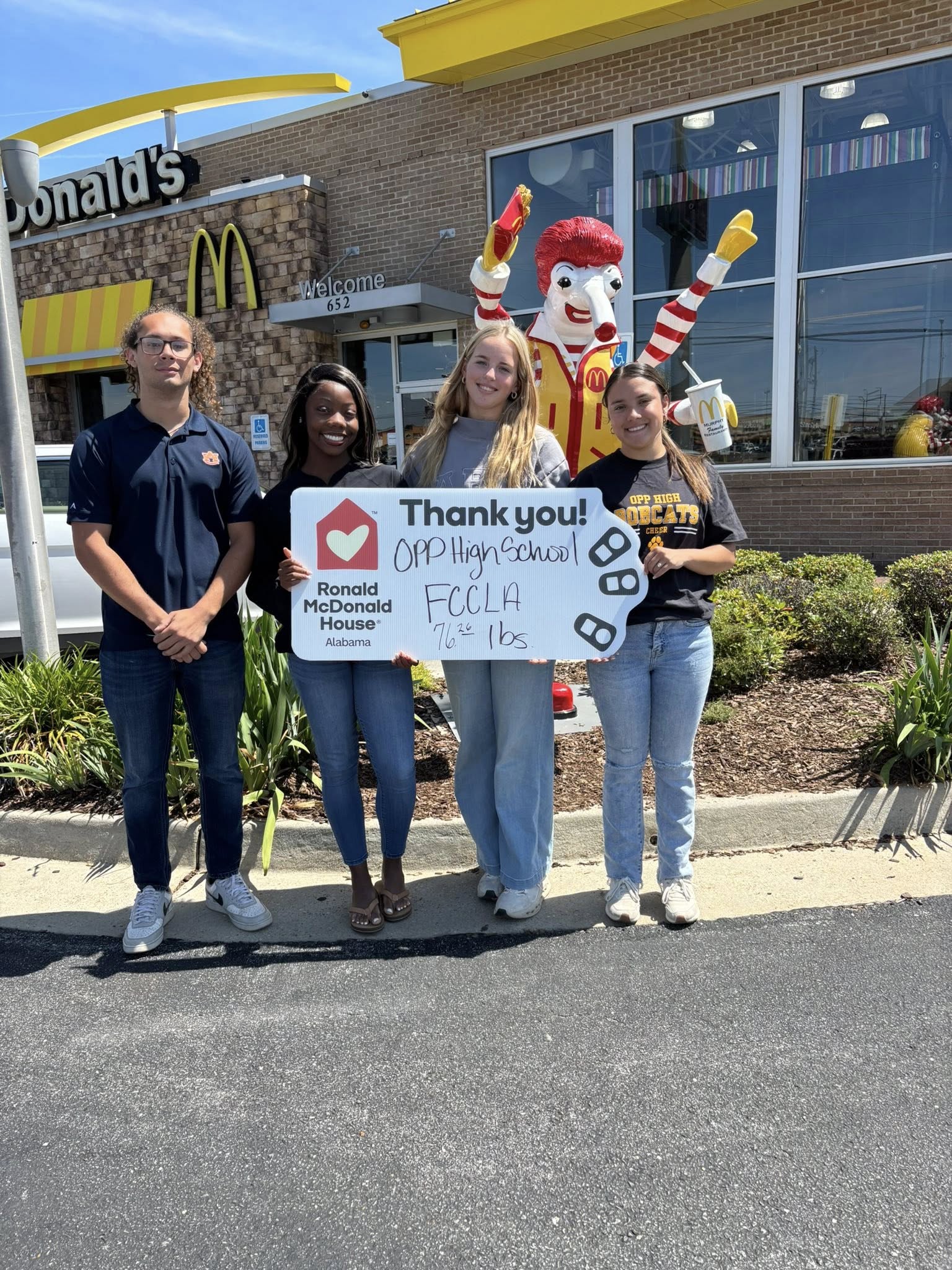 FCCLA Ronald McDonald House Pop Tab Donation
