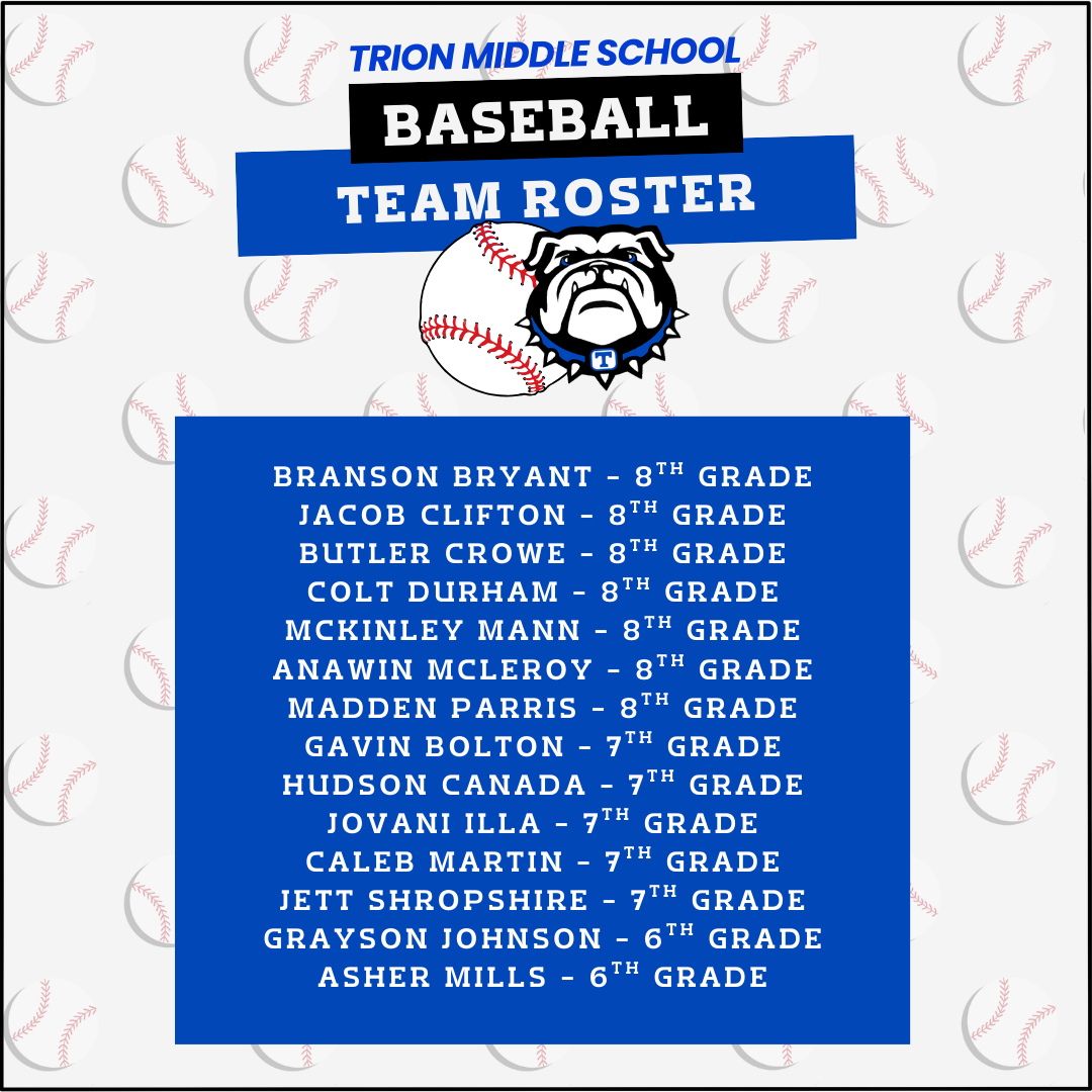 2026 TMS Baseball Roster