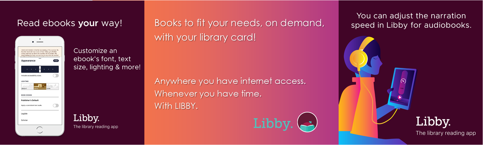 Fall into your next great read with the LIBBY app!