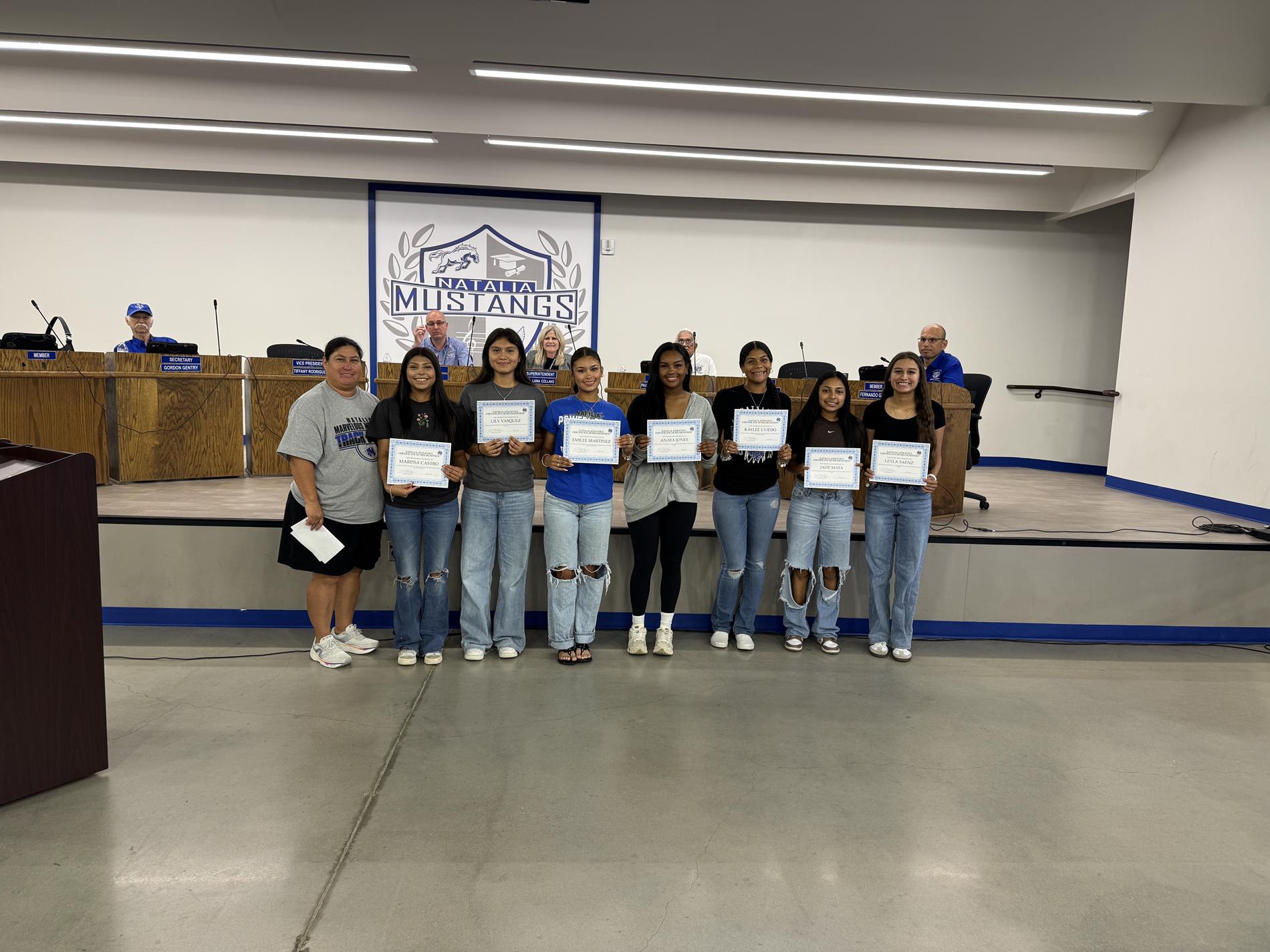 Coach Spangler Student Athlete Recognition May 2025