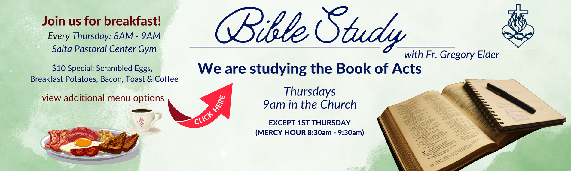 Bible Study | Thursdays 9-10am