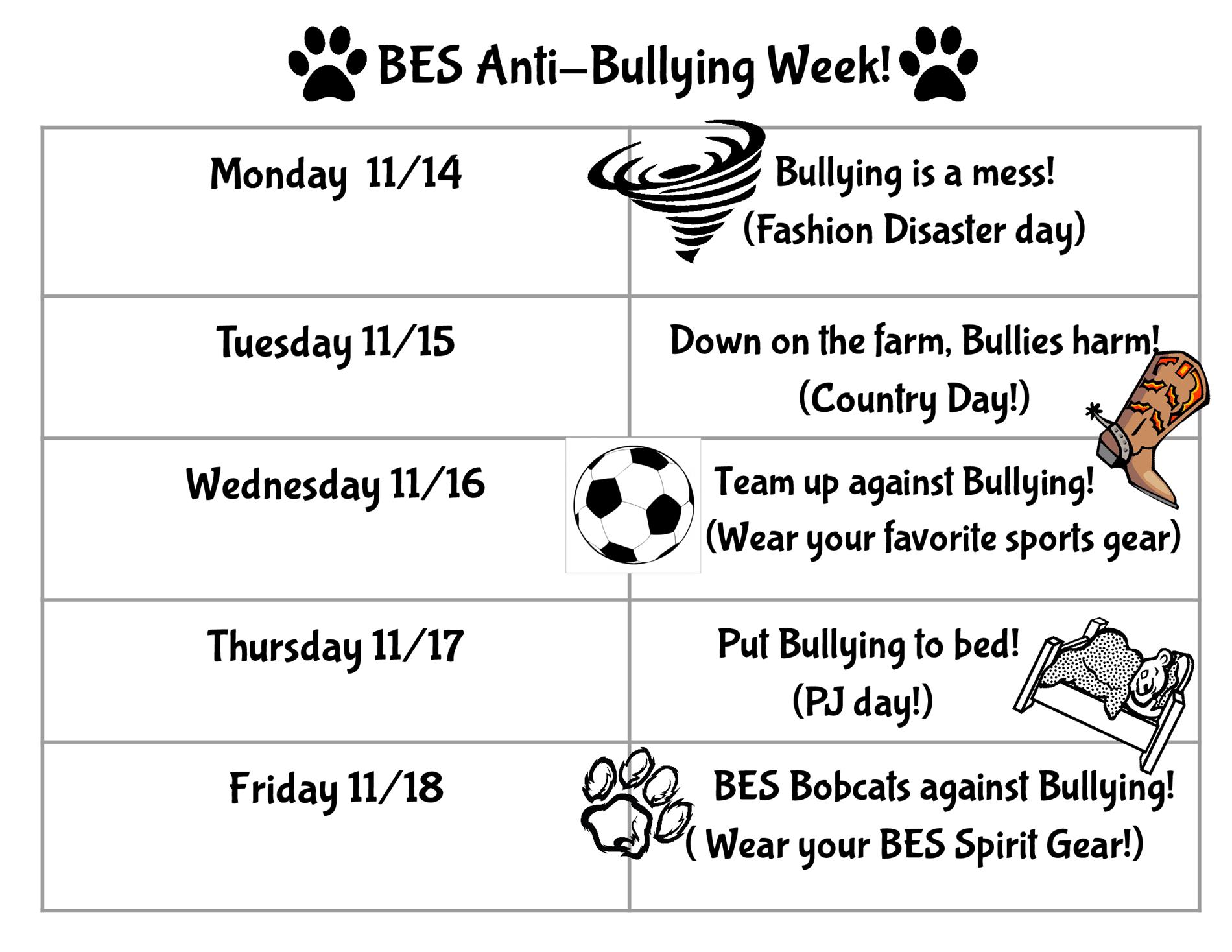 BES Anti-Bullying Week