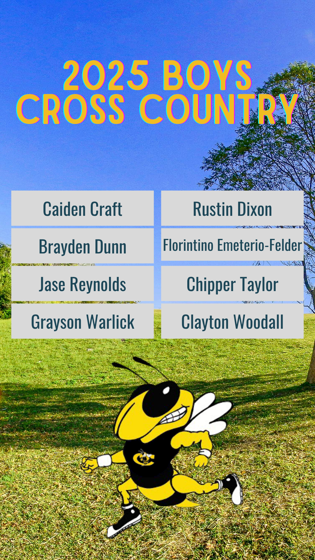 Boys XC Roster