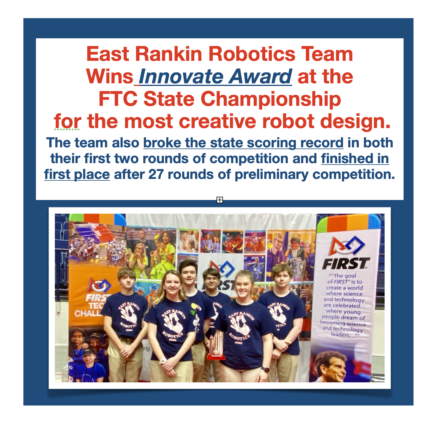 ERA Robotics Team