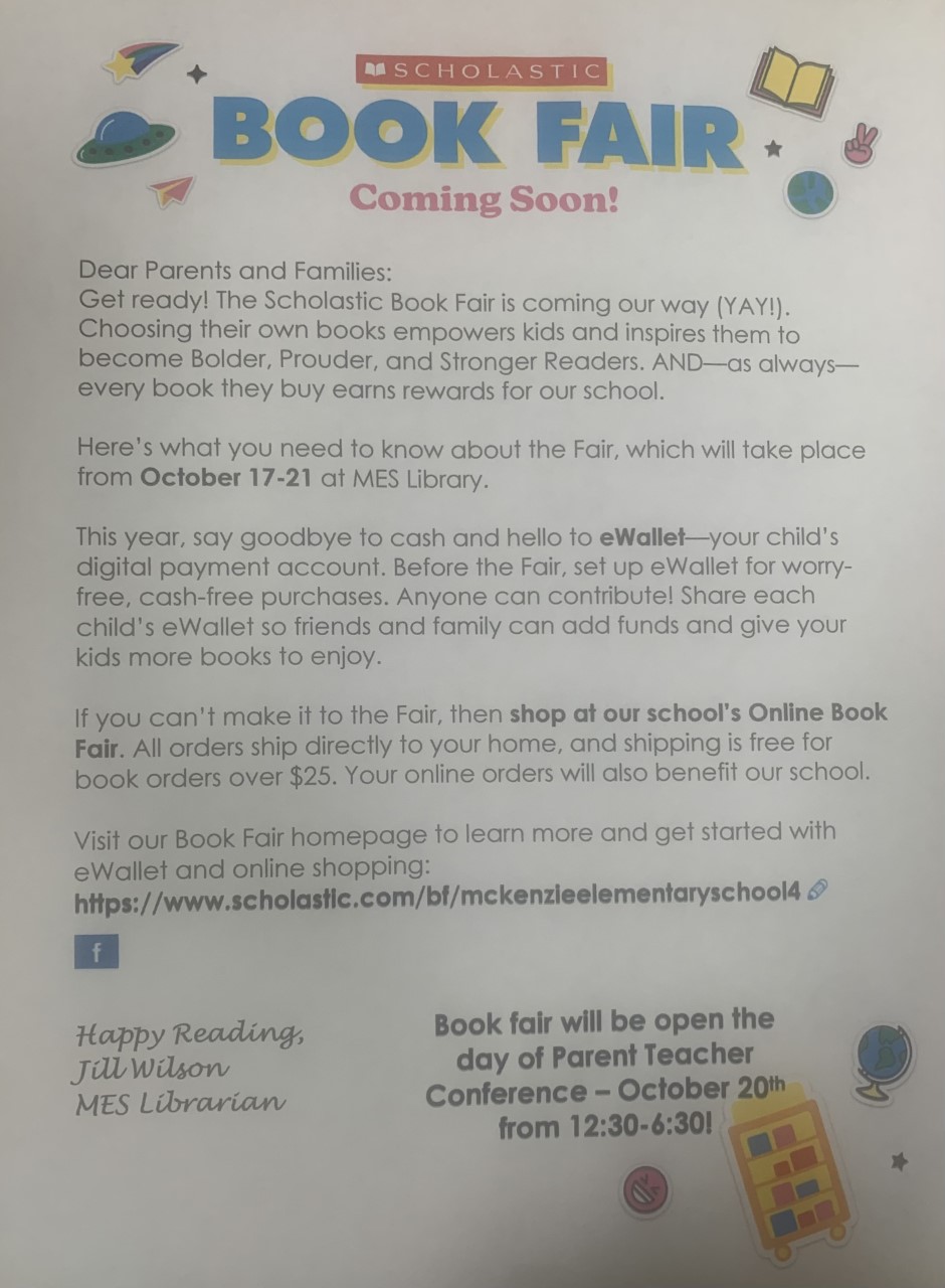 Book fair info