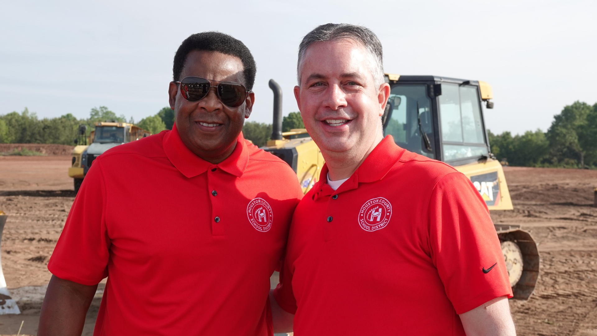 Dr. Scott with BOE member