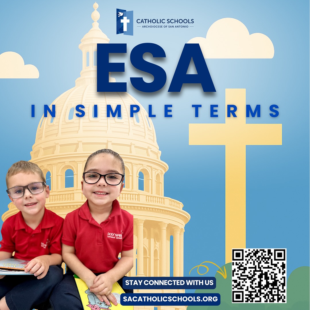ESA In Simple Terms stay connected with us sacatholicschools.org