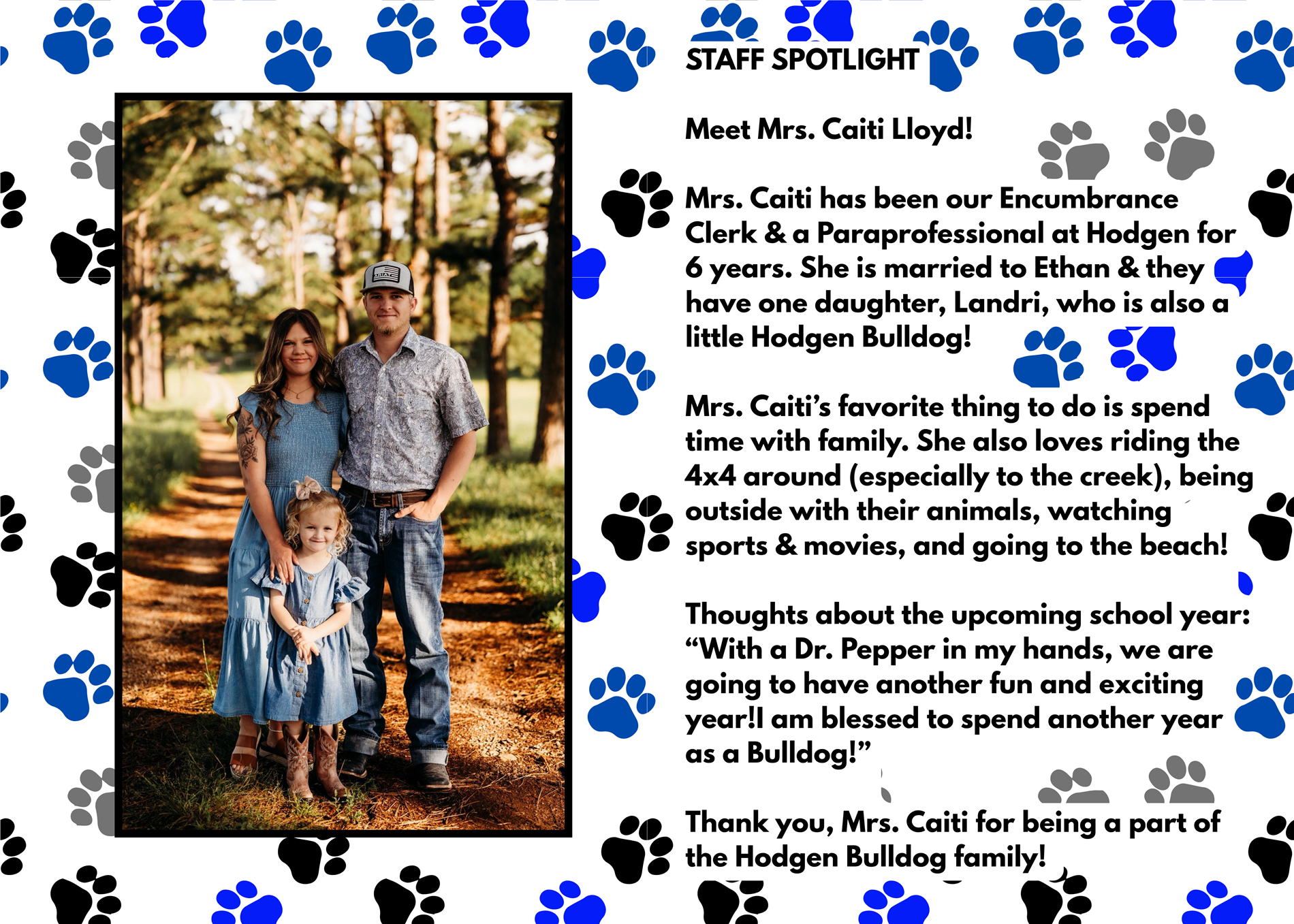 staff spotlights