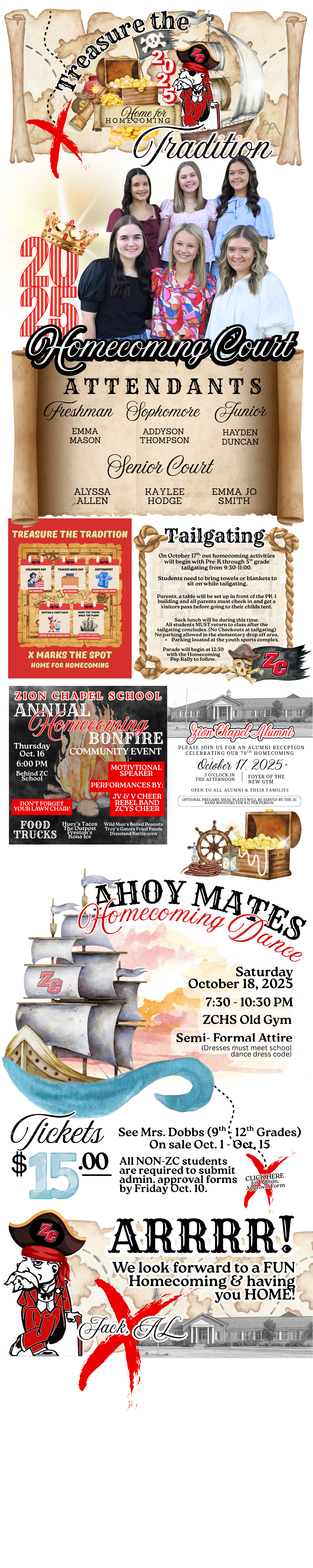 Homecoming Info