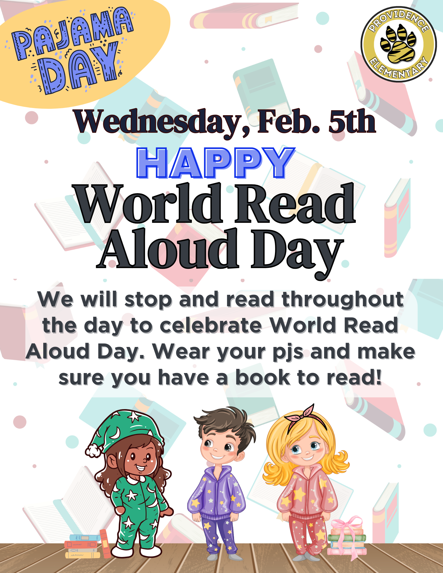 World Read Aloud Day Flyer