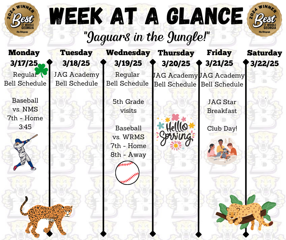 Week at a glance