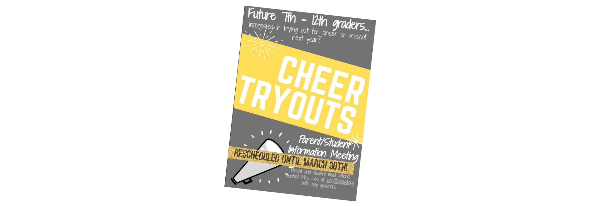 Cheer Tryout Meeting
