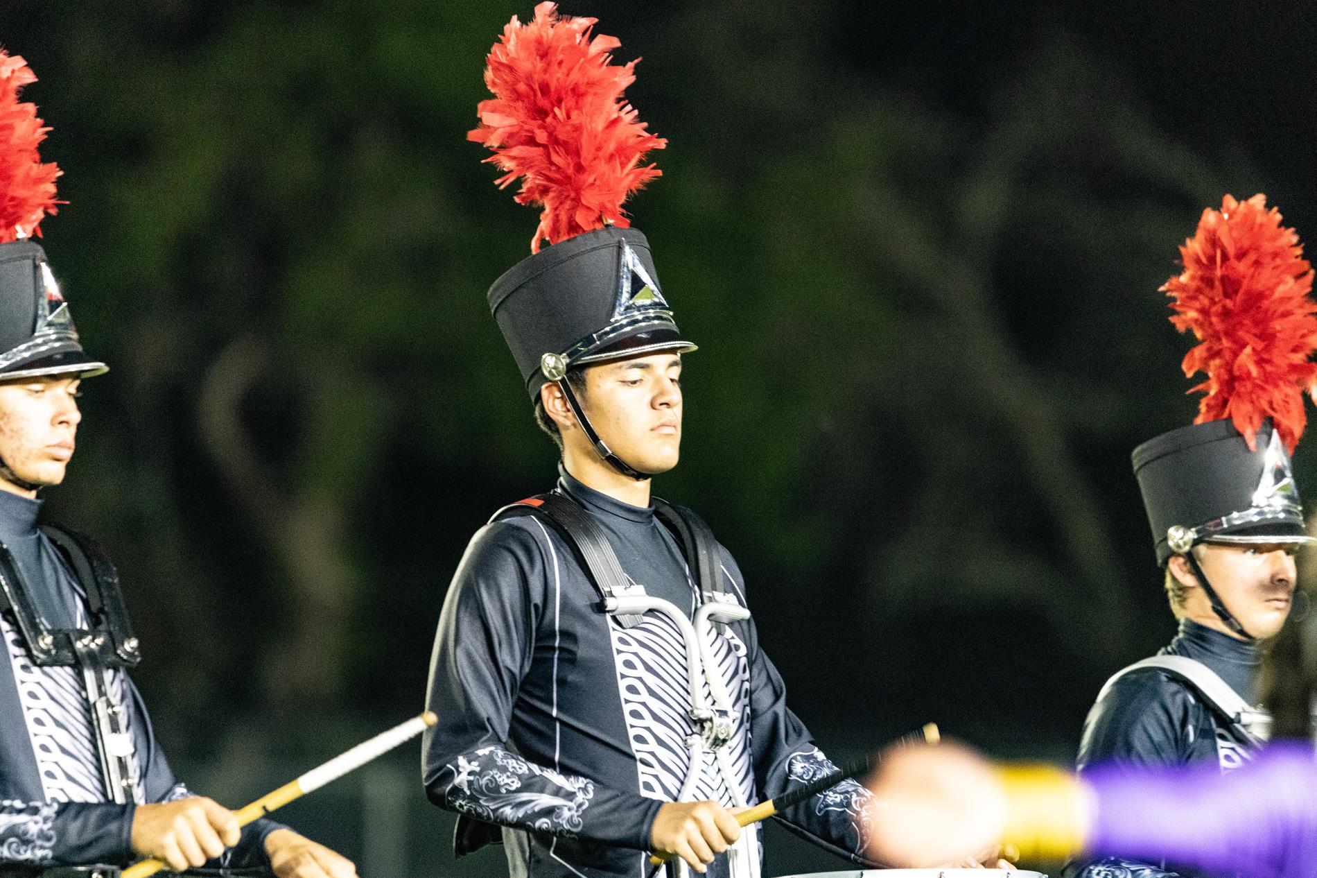 Ingram Tom Moore High School marching band performance in the Bandera game.