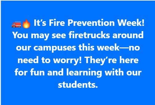 Fire Prevention Week!